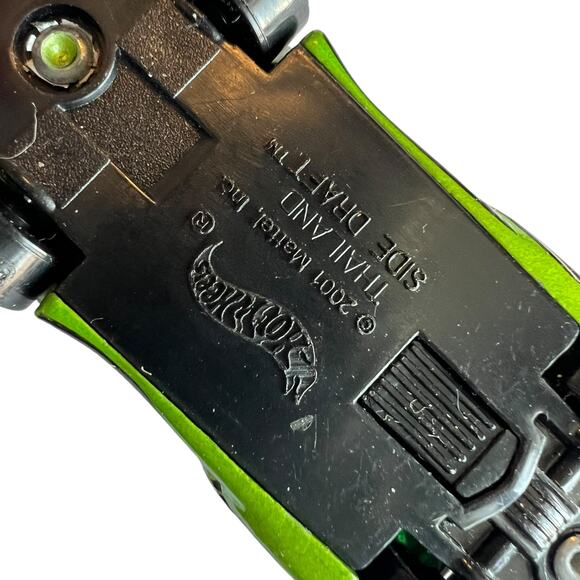 2001 Hot Wheels Spectraflame II Green Side Draft Car - Picture 7 of 8